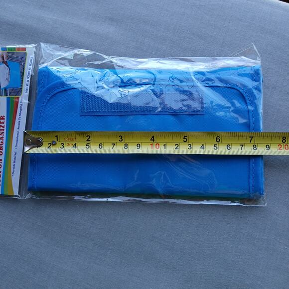 Fabric Coupon Organizer new in original packaging blue hook and loop closure - Picture 11 of 12